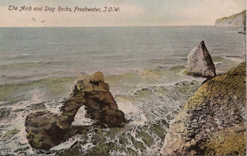The arch and - stag, rocks
