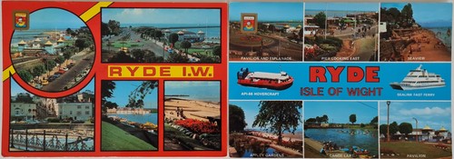 Postcards lot ryde isle - 2,
