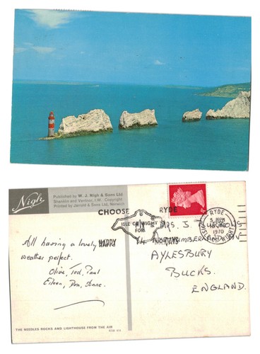Postcard the needles rocks - postcard,