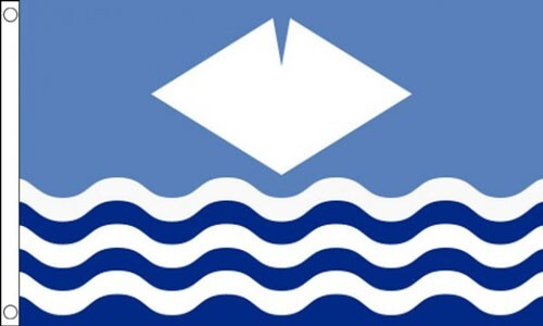 Isle wight flag x 3 - isle, 3'