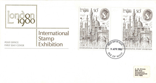 1980 50p international stamp - 1980,