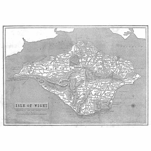 Map the isle wight - wight,
