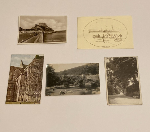 Vintage postcards lot real - postcards,