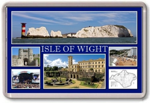 Fridge magnet isle - -, wight