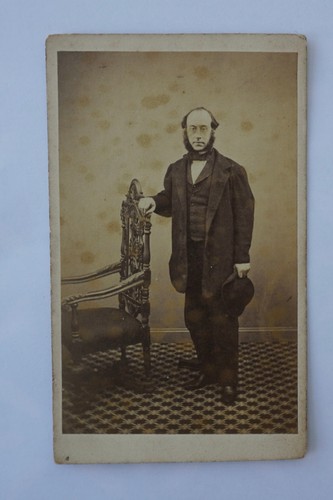 Cdv victorian man holding a - victorian,
