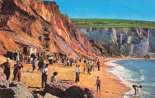 Coloured cliffs alum - alum, isle
