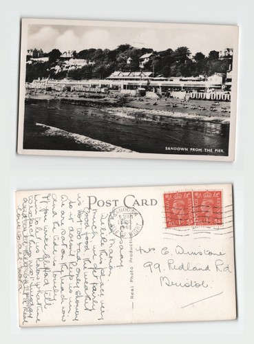 Postcard sandown from the - postcard,