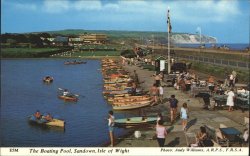 Vintage boating pool - boating, sandown