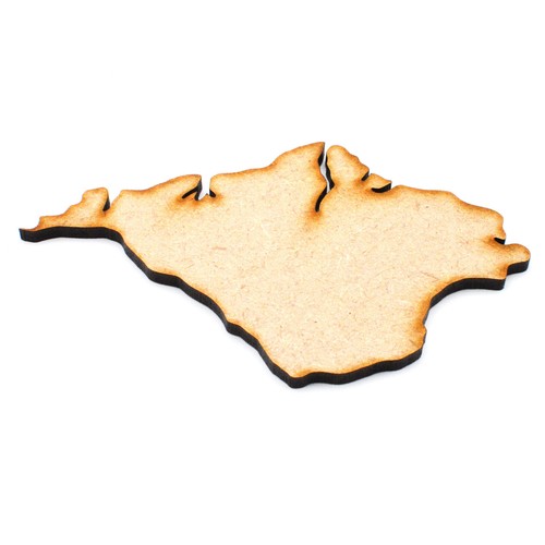 Isle wight map outline - outline, cut