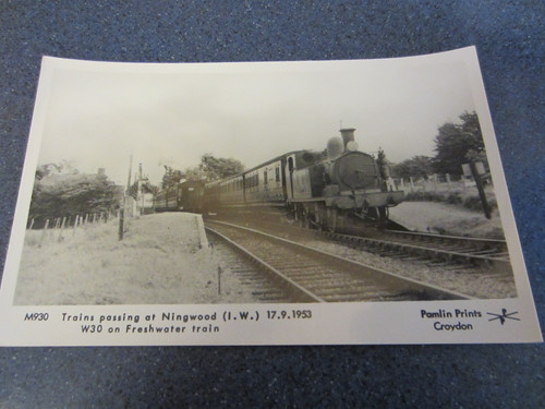 Trains passing ningwood - passing, at